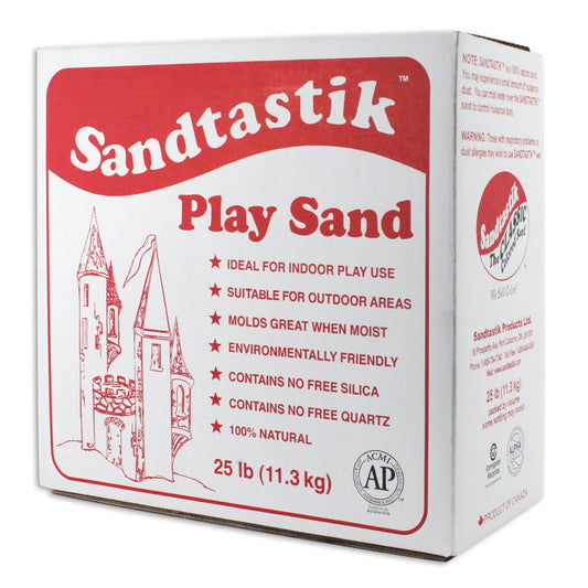 Sparkling White Play Sand, 25 lb (11.3 kg) - Loomini