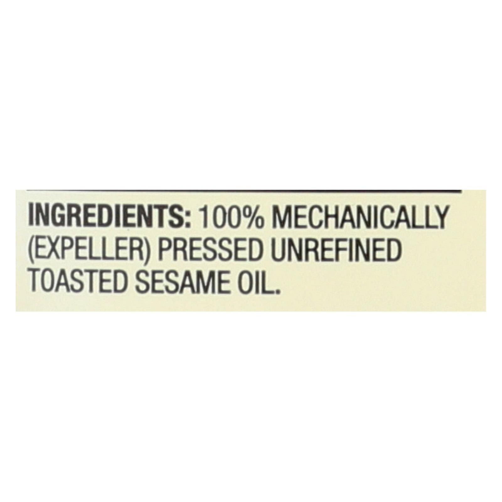 Spectrum Naturals Unrefined Toasted Sesame Oil - Case Of 12 - 16 Fl Oz. - Loomini