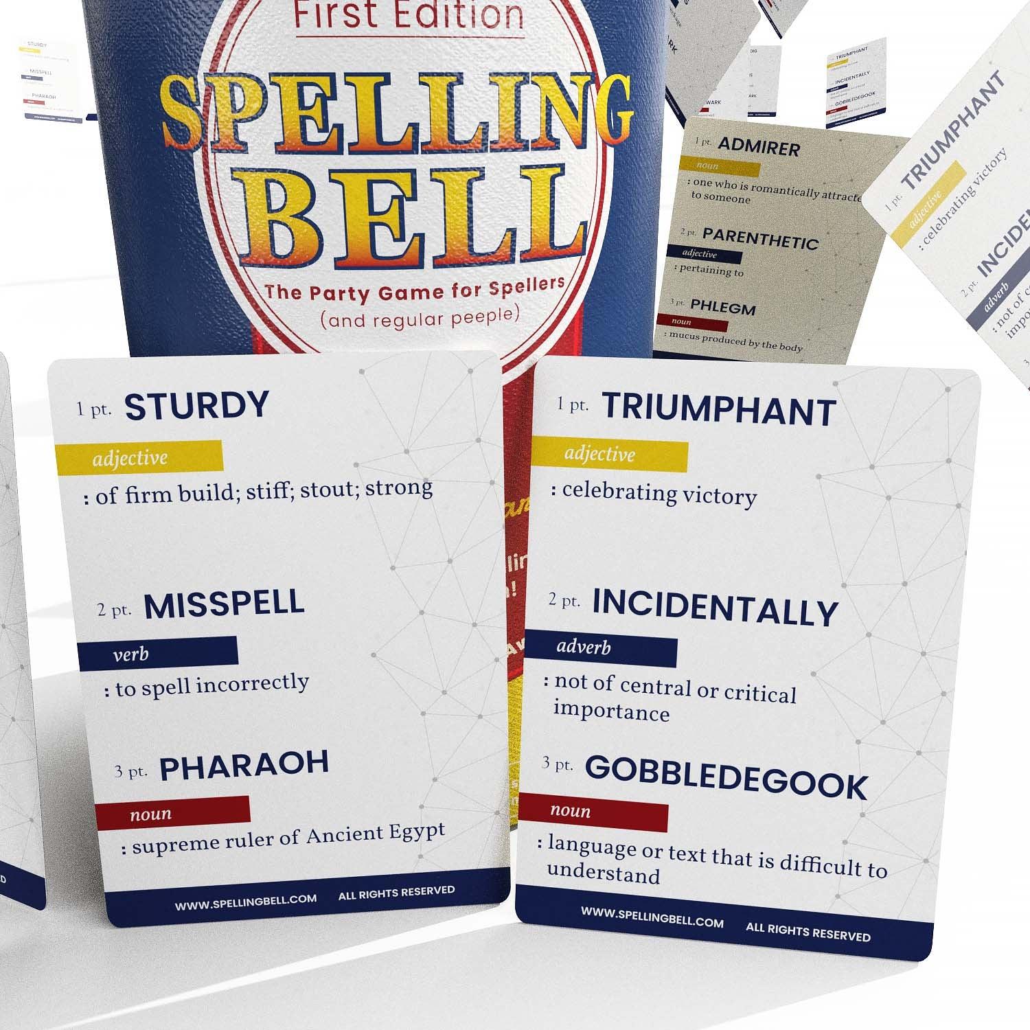 Spelling Bell Spelling Game - First Edition, Grades 7+ - Loomini