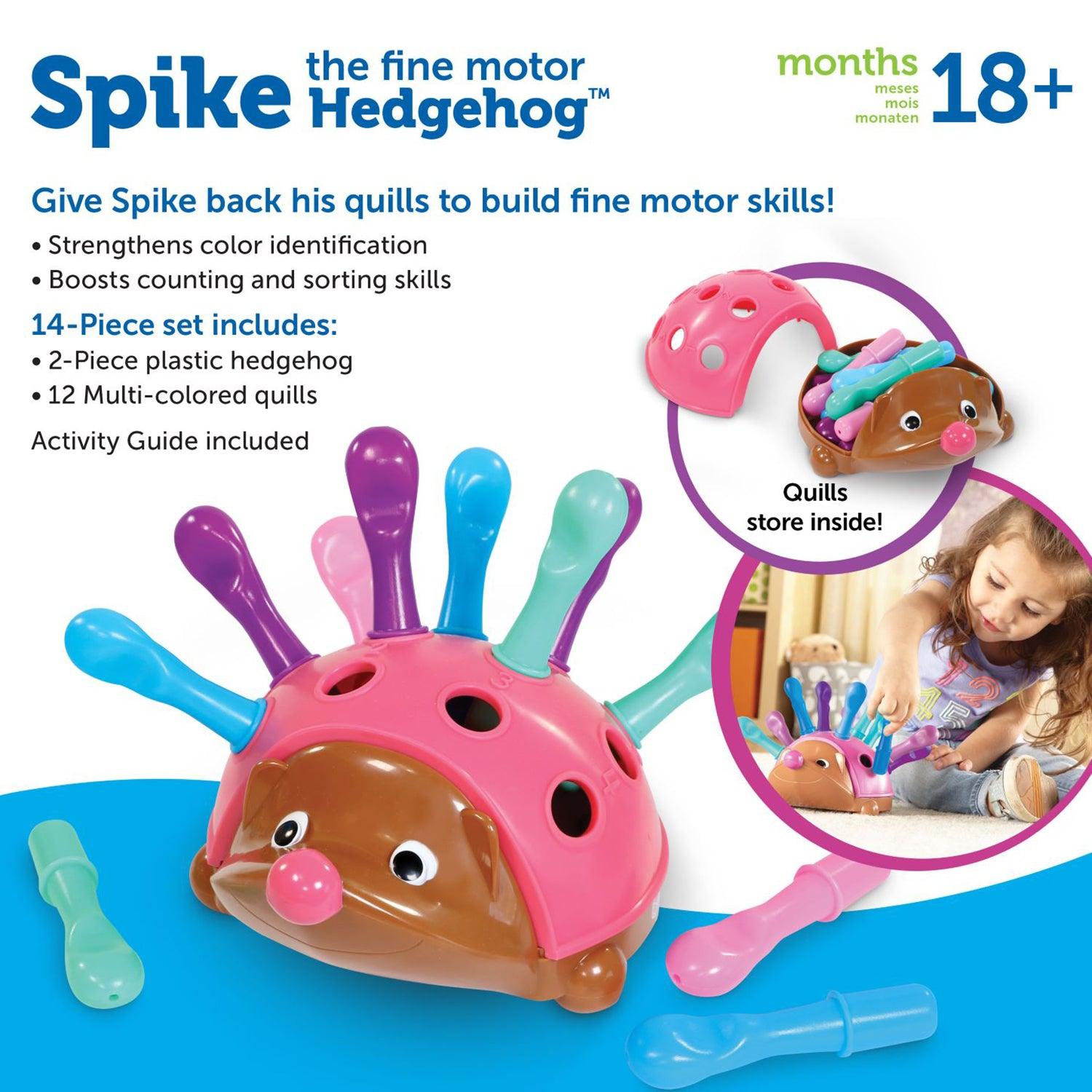 Spike The Fine Motor Hedgehog® Pink - Loomini