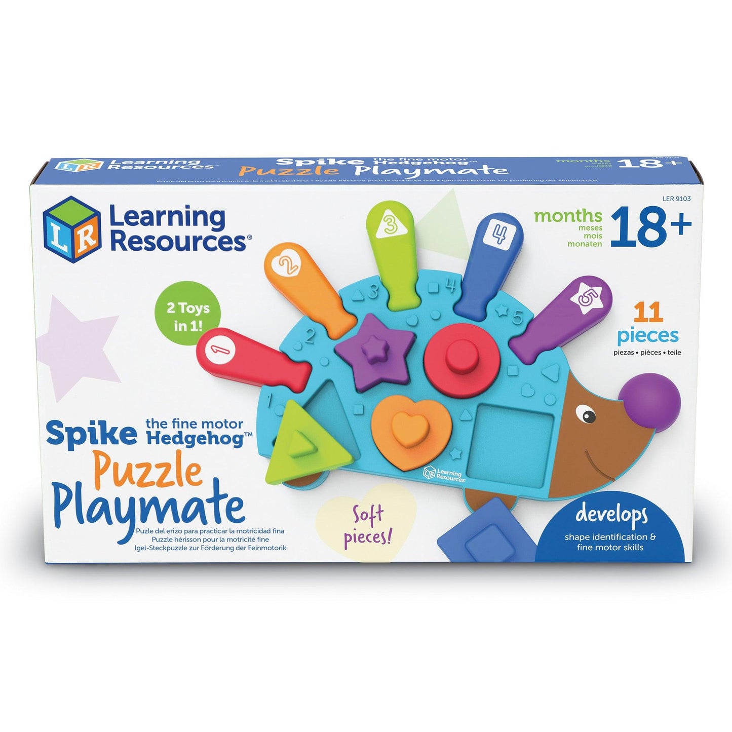 Spike the Fine Motor Hedgehog® Puzzle Playmate - Loomini