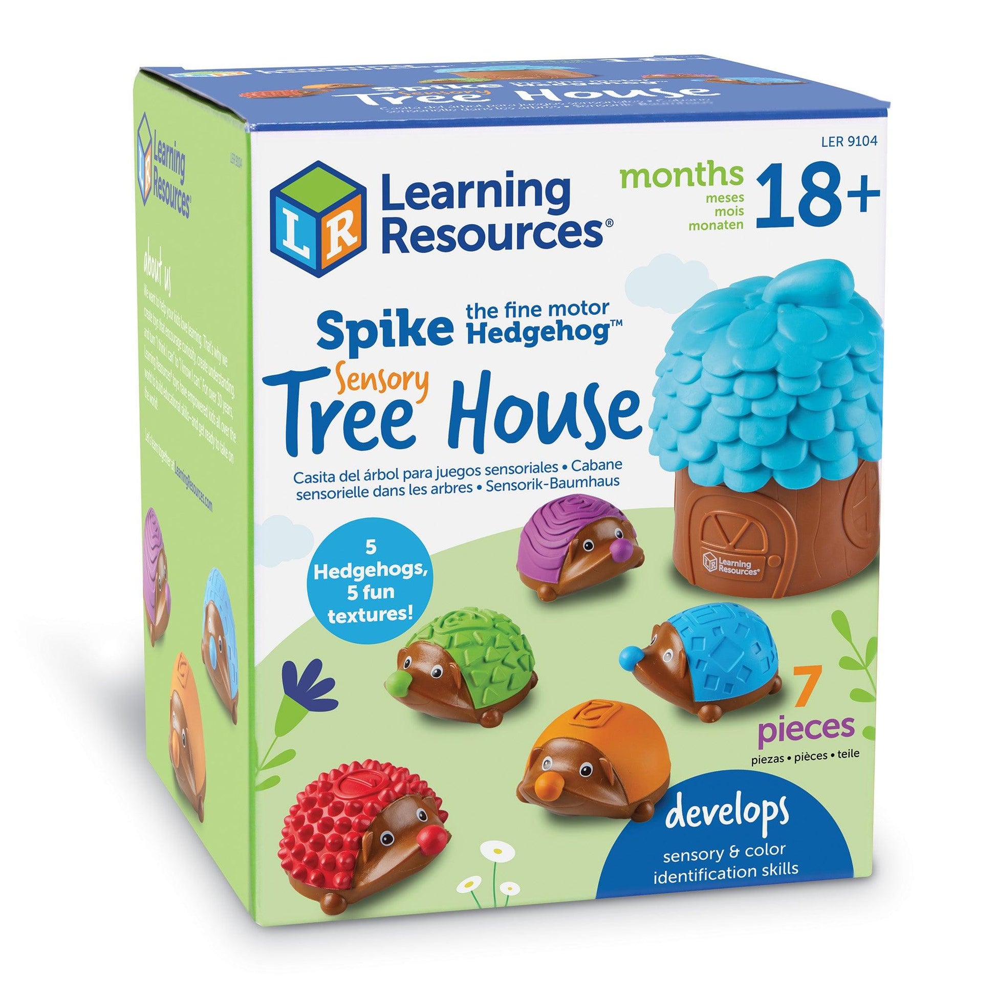 Spike the Fine Motor Hedgehog® Sensory Tree House - Loomini