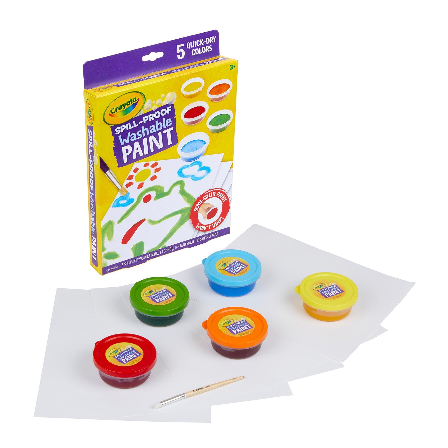 Spill-Proof Washable Paint Kit, 2 Kits - Loomini