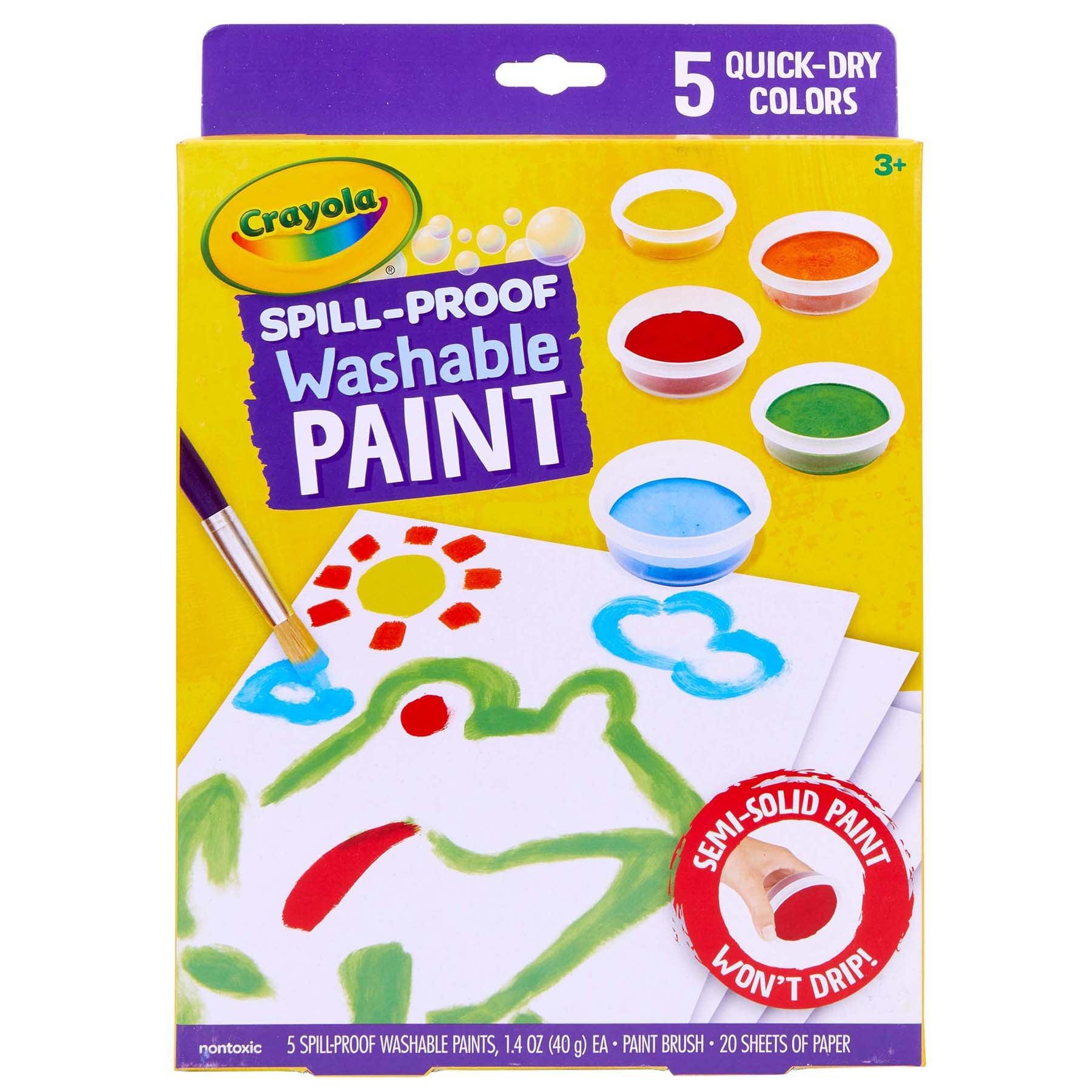 Spill-Proof Washable Paint Kit, 2 Kits - Loomini