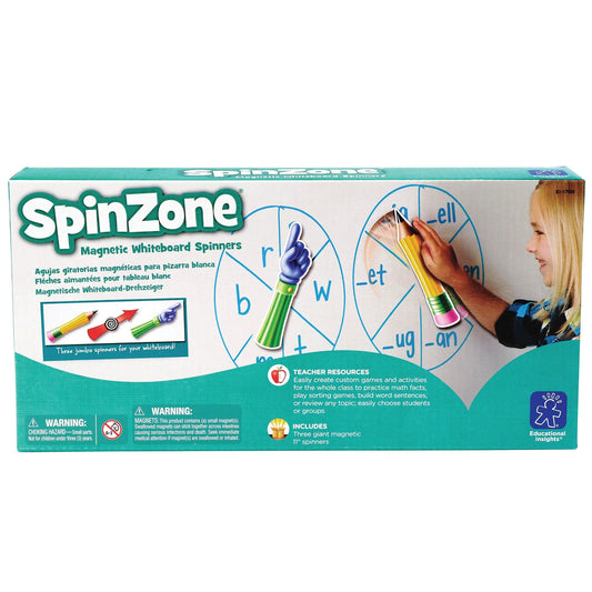 SpinZone® Magnetic Whiteboard Spinners, Set of 3 - Loomini