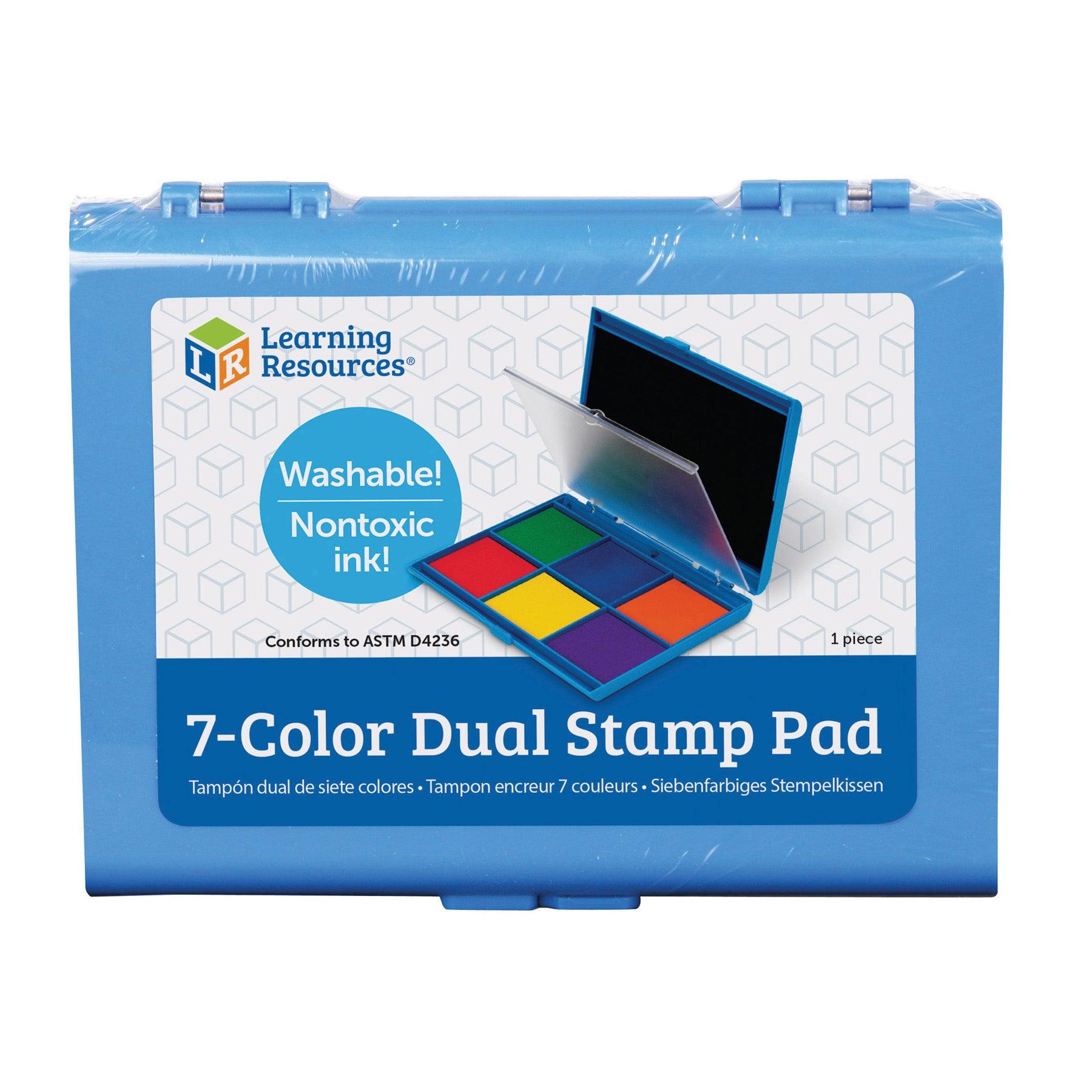 Stamp Pad, 7 Colors Per Pad, Set of 2 - Loomini