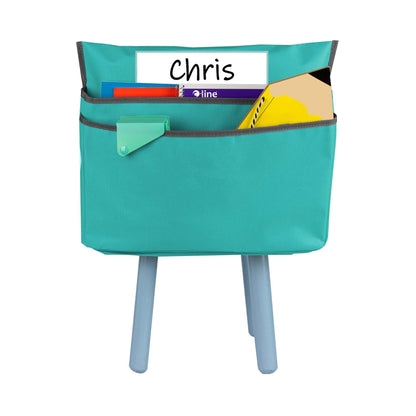 Standard Chair Cubbie™, 14", Seafoam Green, Pack of 2 - Loomini