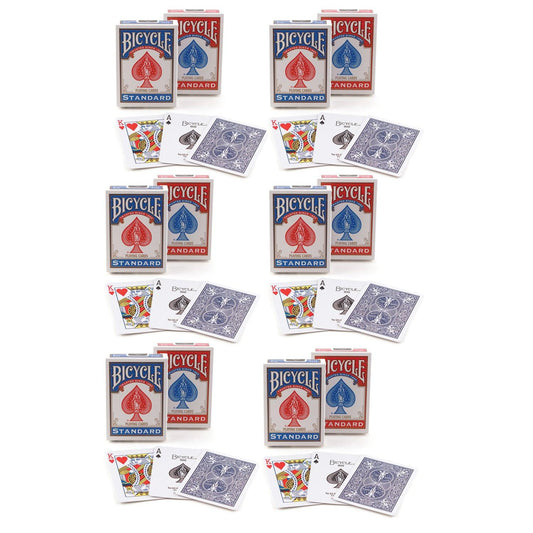 Standard Index Playing Cards, 6 Decks - Loomini