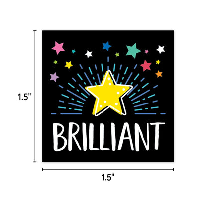 Star Bright Reward Stickers, 60 Per Pack, 6 Packs - Loomini