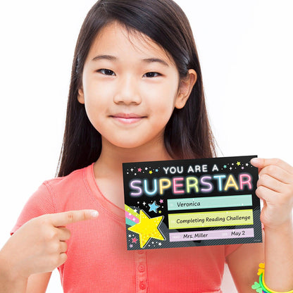 Star Bright Superstar Awards, 30 Per Pack, 6 Packs - Loomini