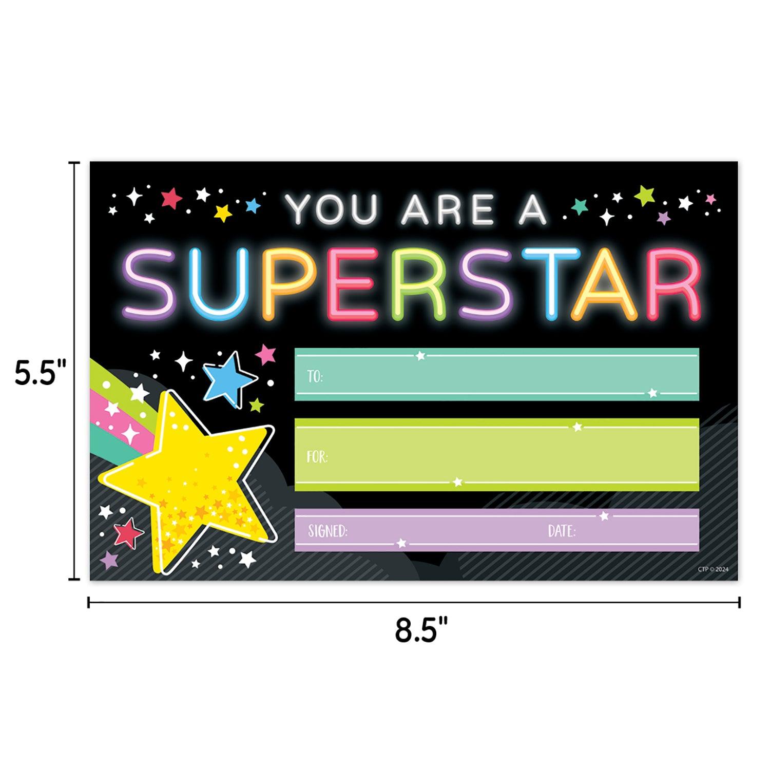 Star Bright Superstar Awards, 30 Per Pack, 6 Packs - Loomini