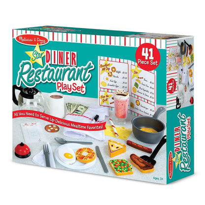 Star Diner Restaurant Play Set - Loomini