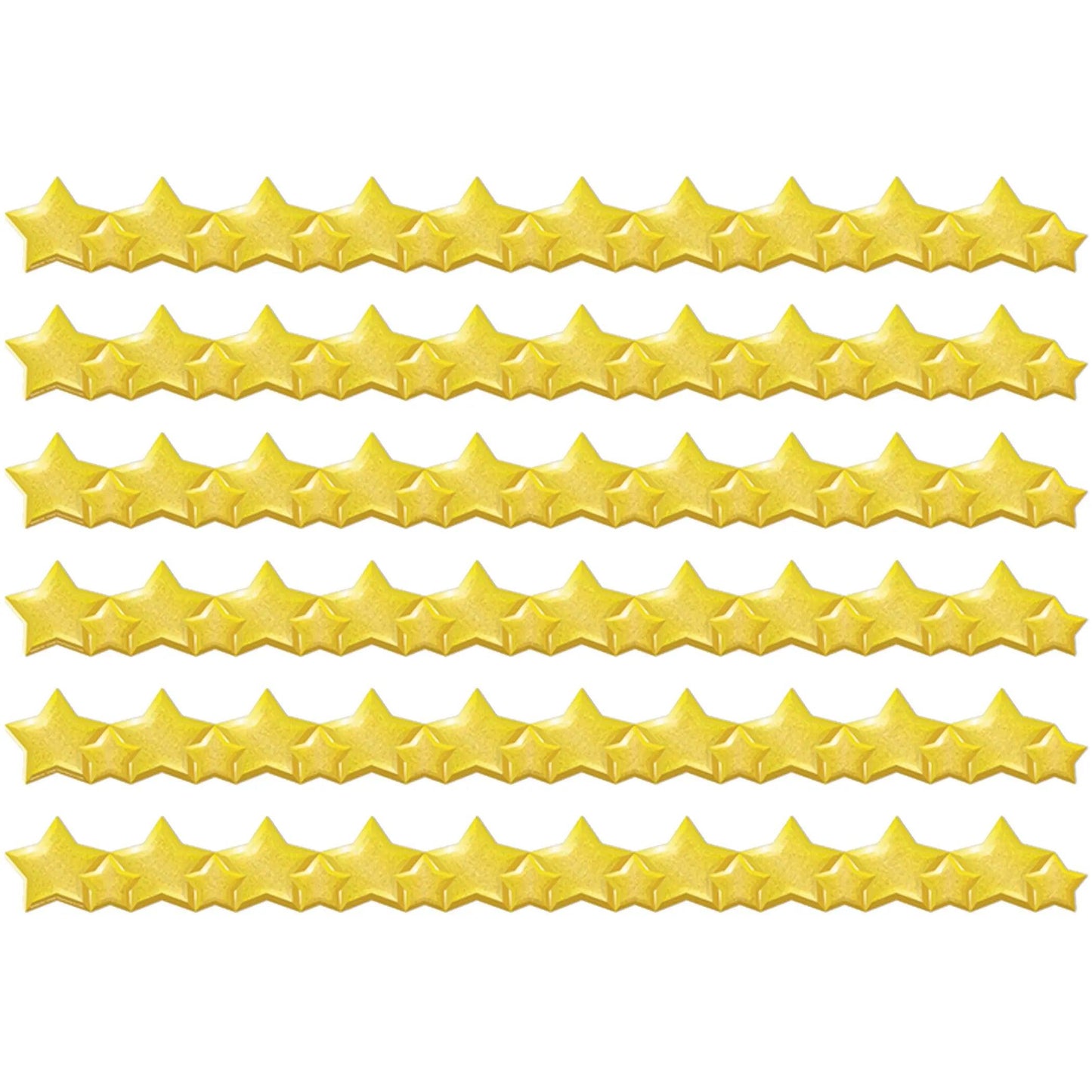 Stars Extra Wide Deco Trim®, 37 Feet Per Pack, 6 Packs Eureka®