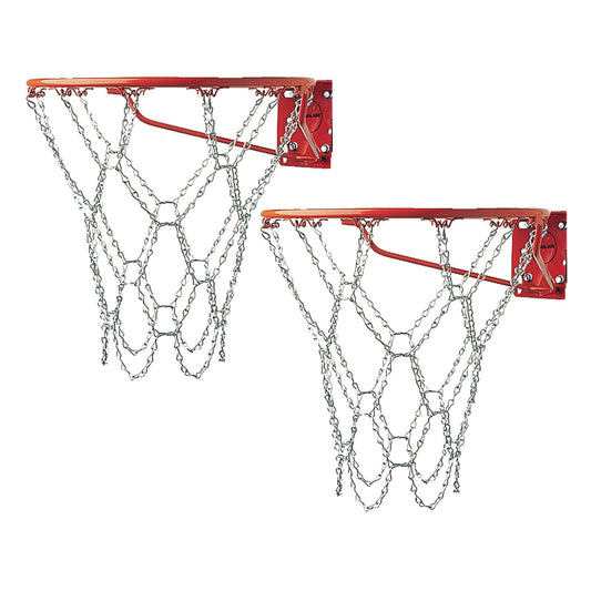 Steel Chain Basketball Net, Pack of 2 - Loomini