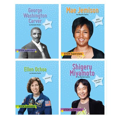 STEM Superstars Book Set, Set of 12 - Loomini