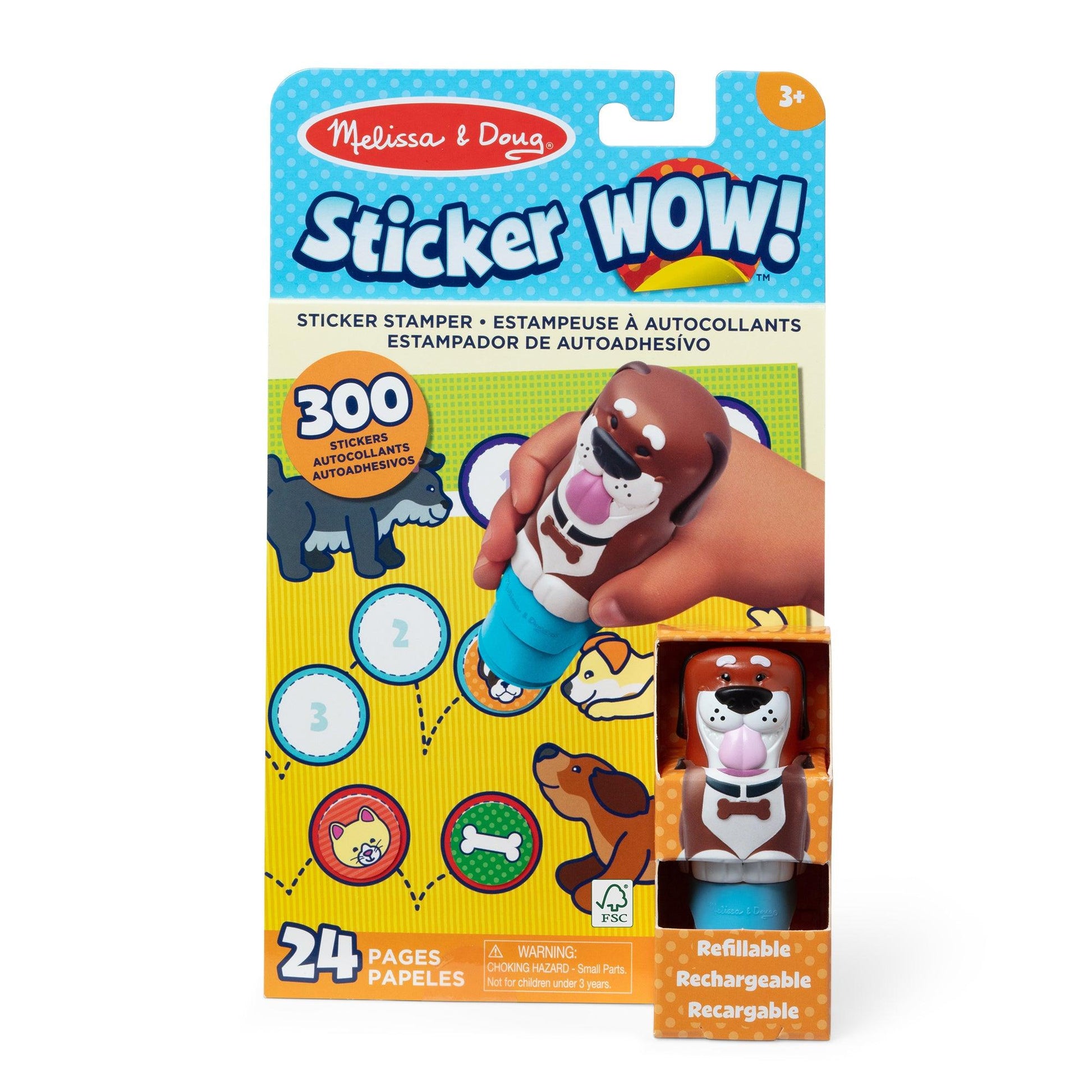 Sticker WOW! Activity Pad Set - Dog, 2 Sets - Loomini