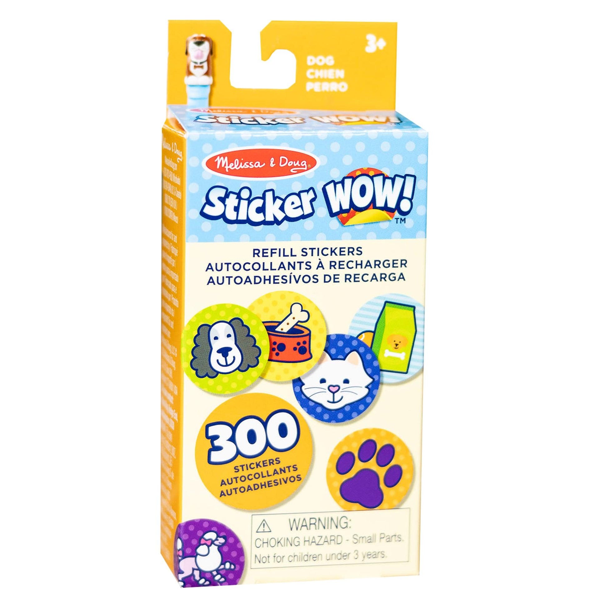 Sticker WOW! Refill Stickers - Dog - 300 Per Pack, 6 Packs - Loomini