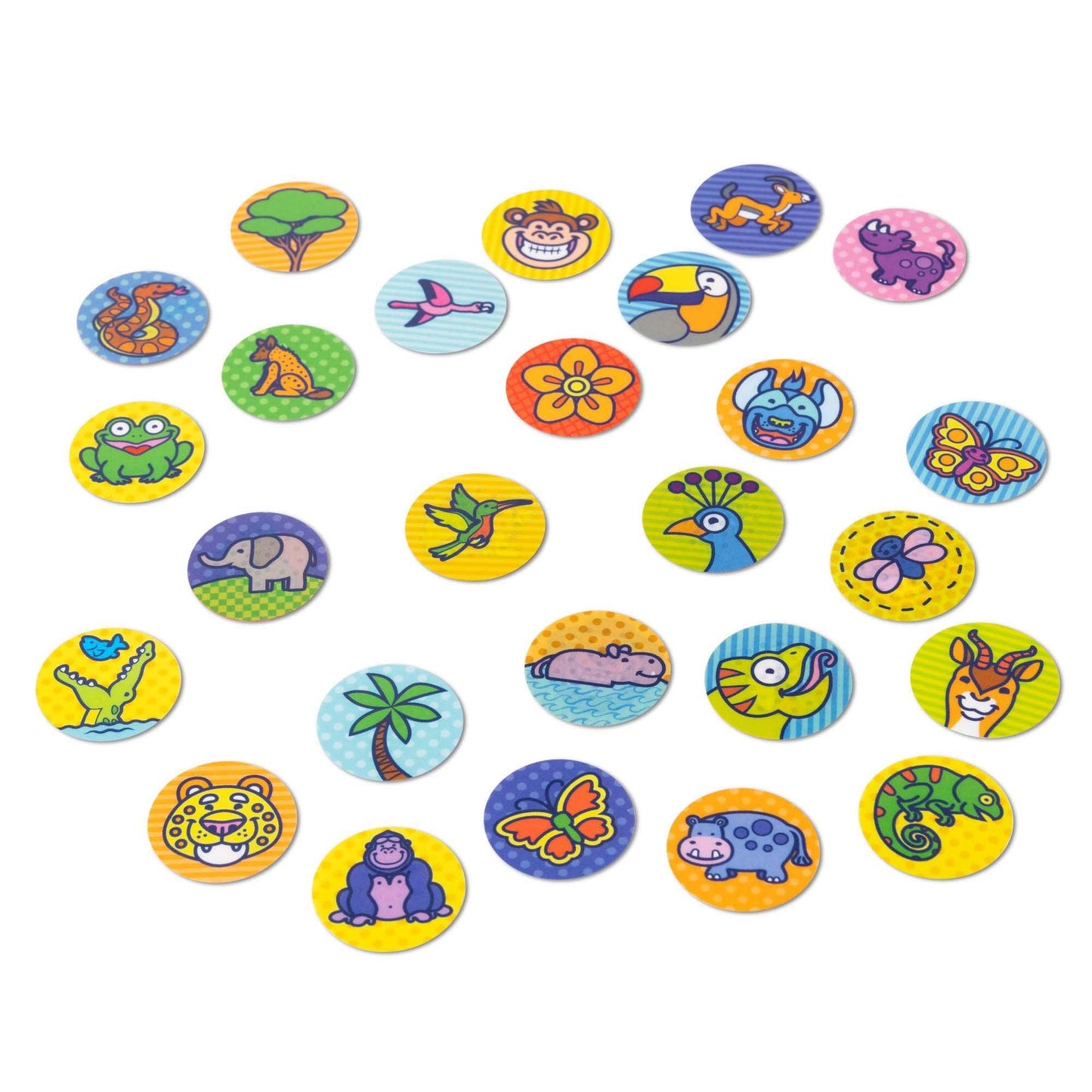 Sticker WOW! Refill Stickers - Tiger - 300 Per Pack, 6 Packs - Loomini