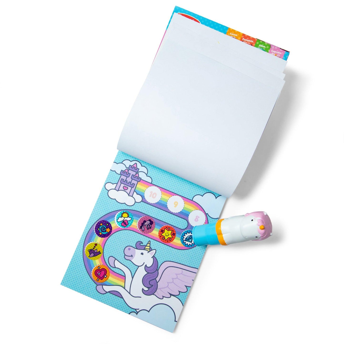 Sticker WOW! Sticker Stamper & Activity Pad - Unicorn, 2 Sets - Loomini