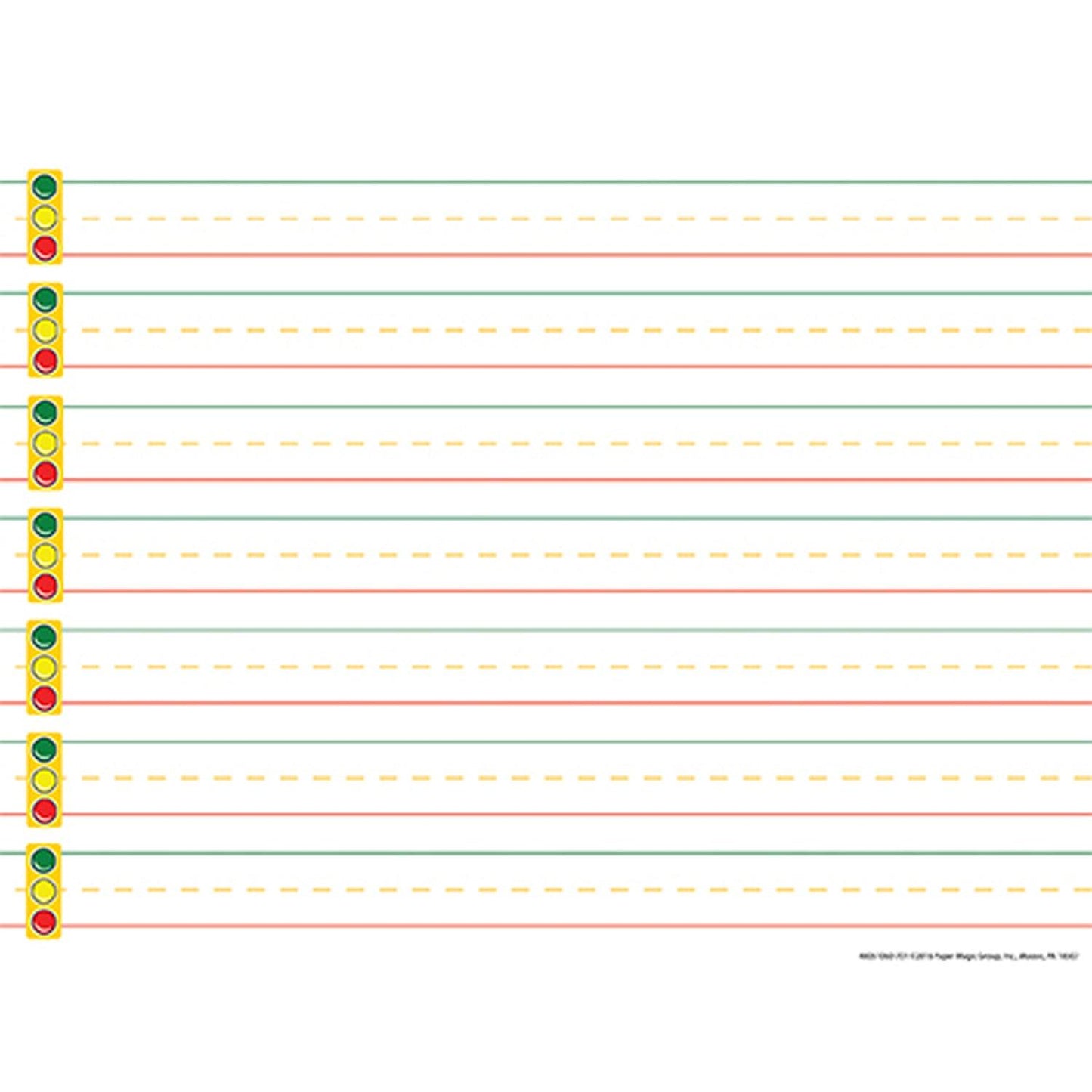 Stop Light Paper Practice Paper, 100 Sheets Per Pack, 3 Packs - Loomini