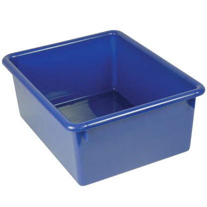 Stowaway® 5" Letter Box no Lid, Blue, Pack of 3 - Loomini