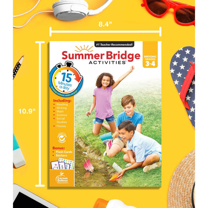 Summer Bridge Activities® Workbook, Grade 3-4, Paperback - Loomini