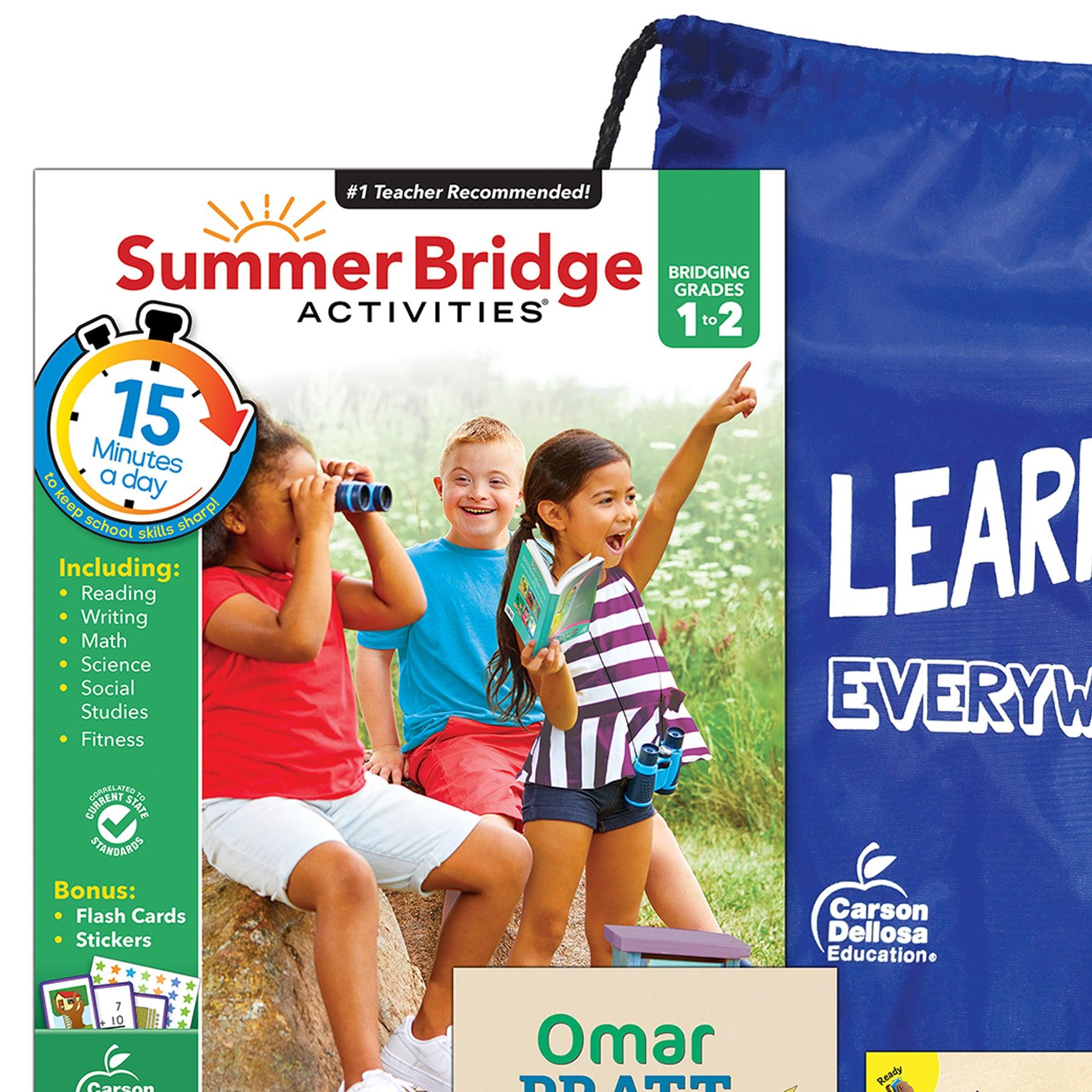 Summer Bridge Essentials Backpack, Grade 1-2 - Loomini