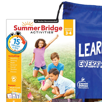 Summer Bridge Essentials Backpack, Grade 3-4 - Loomini