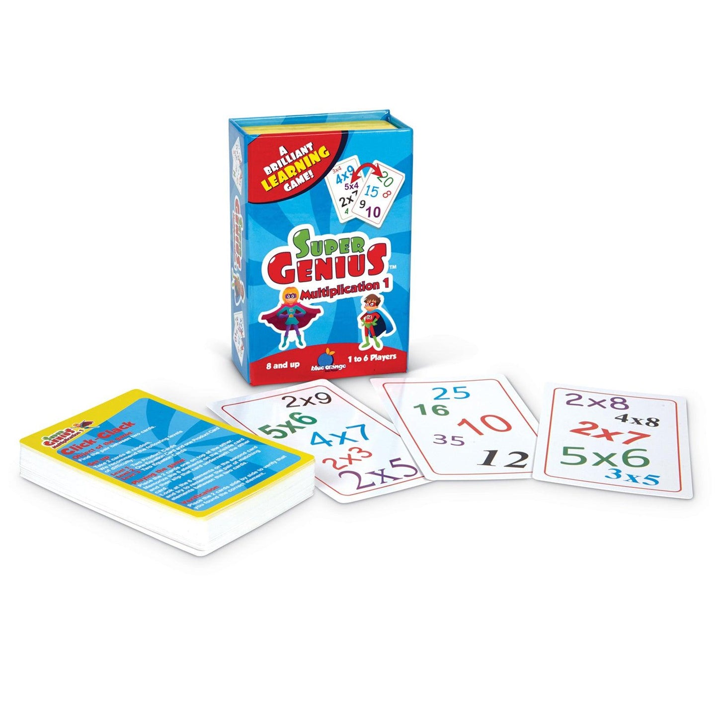 Super Genius™ Multiplication 1 Game, Pack of 2 - Loomini