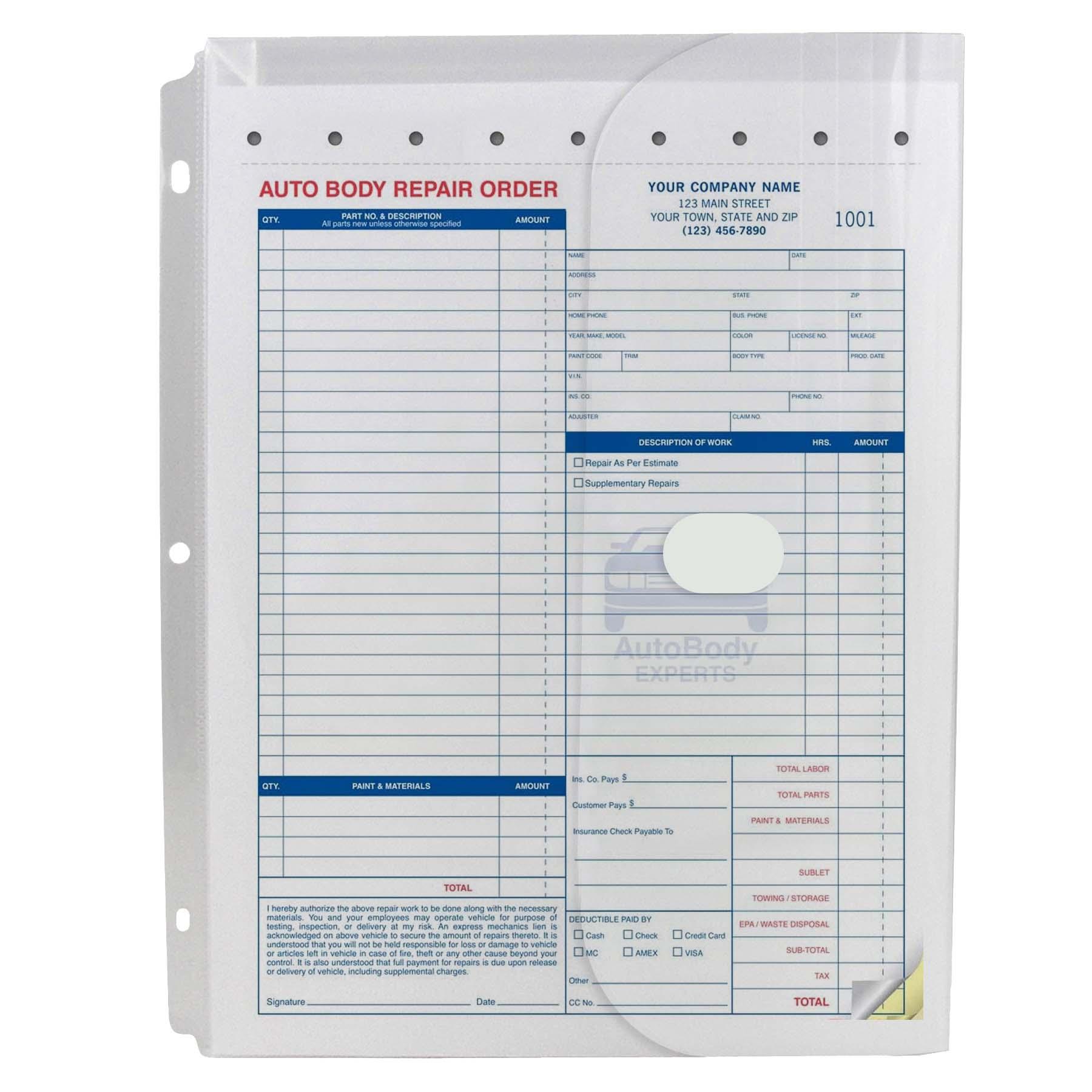 Super Heavyweight Poly Binder Pockets, Clear, Side Loading, 11" x 8.5", Pack of 10 - Loomini