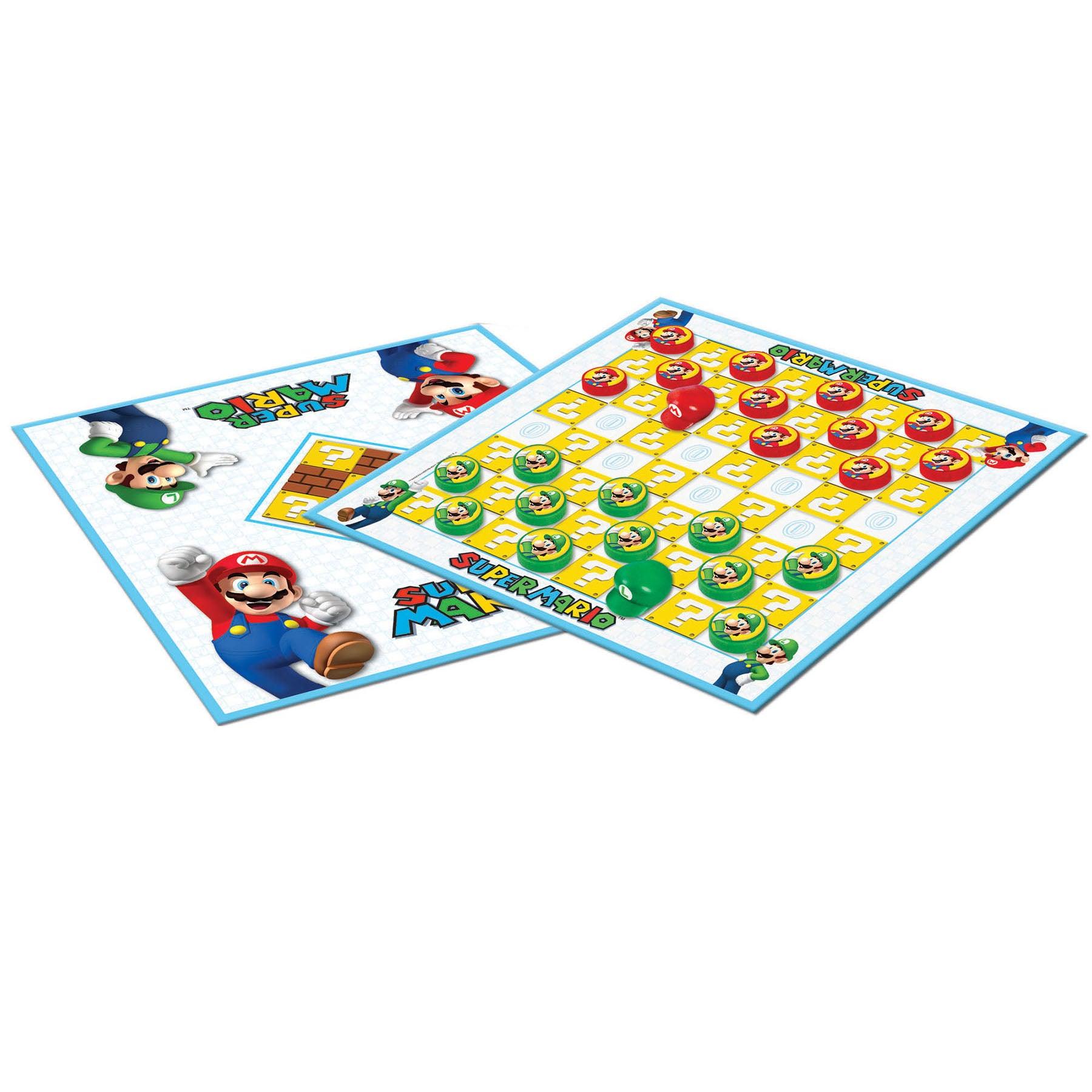 Super Mario™ Checkers & Tic Tac Toe Collector's Game Set - Loomini