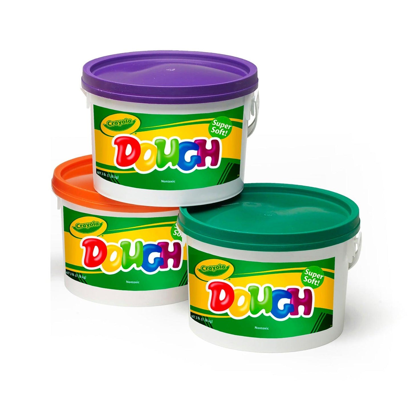 Super Soft Modeling Dough, Assorted Colors, Pack of 6 - Loomini