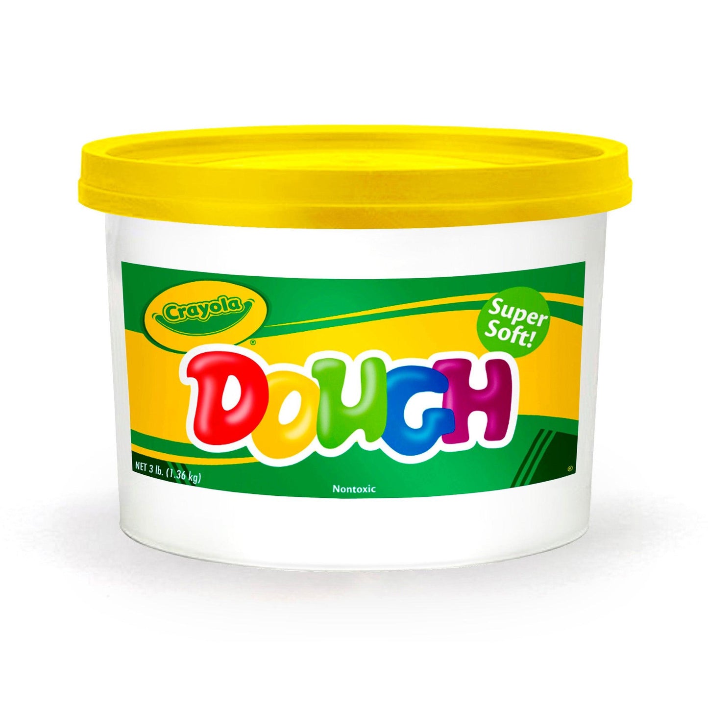 Super Soft Modeling Dough, Yellow, 3 lbs. Bucket, Pack of 2 - Loomini