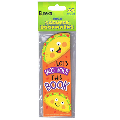 Taco Scented Bookmarks, 24 Per Pack, 3 Packs - Loomini