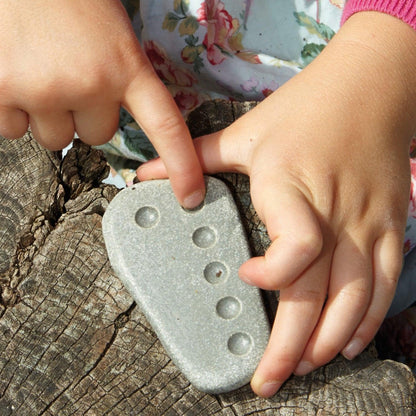 Tactile Counting Stones, Set of 20 - Loomini