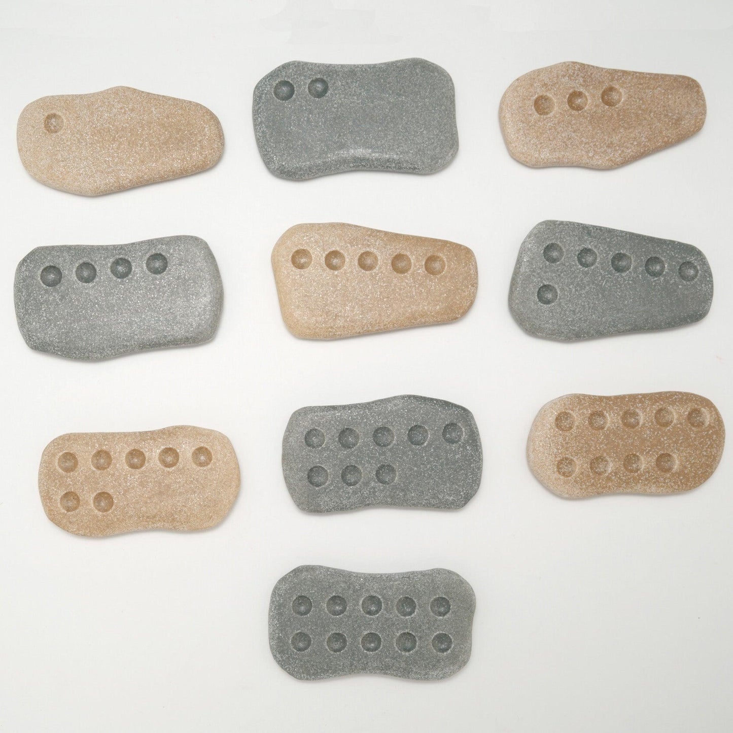 Tactile Counting Stones, Set of 20 - Loomini