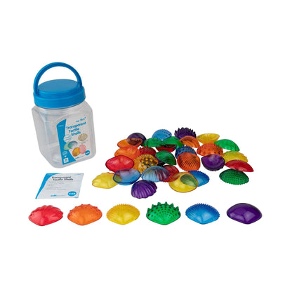 Tactile Shells - Transparent - Mini Jar - Set of 36 - Loomini