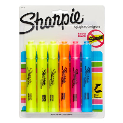 Tank Highlighter, Assorted Colors, 6 Per Pack, 3 Packs - Loomini