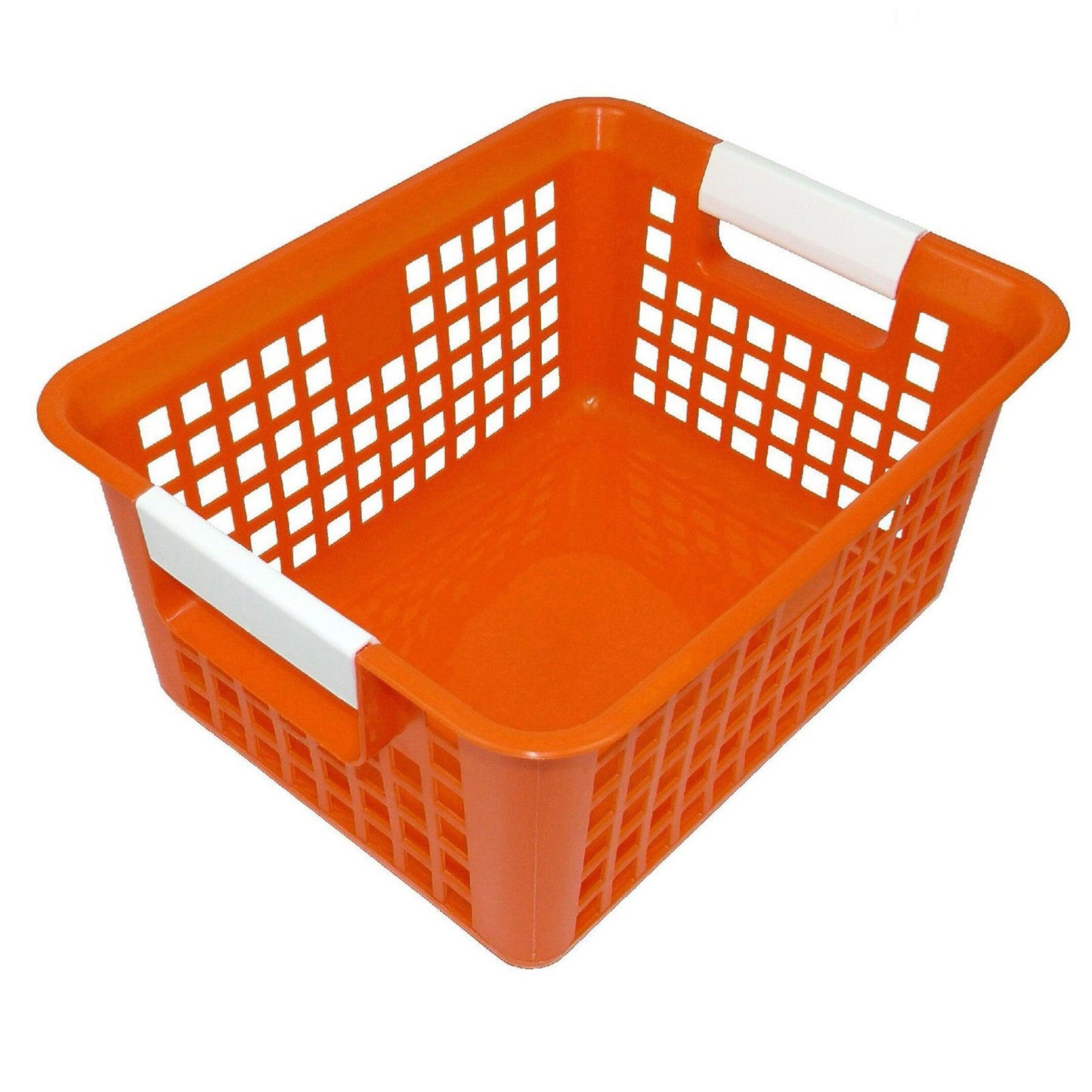 Tattle® Book Basket, Orange, Pack of 3 - Loomini