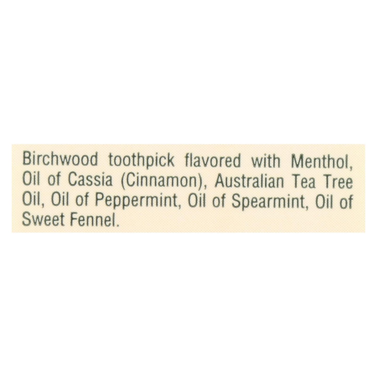 Tea Tree Therapy Toothpicks - 100 Toothpicks - Case Of 12 - Loomini