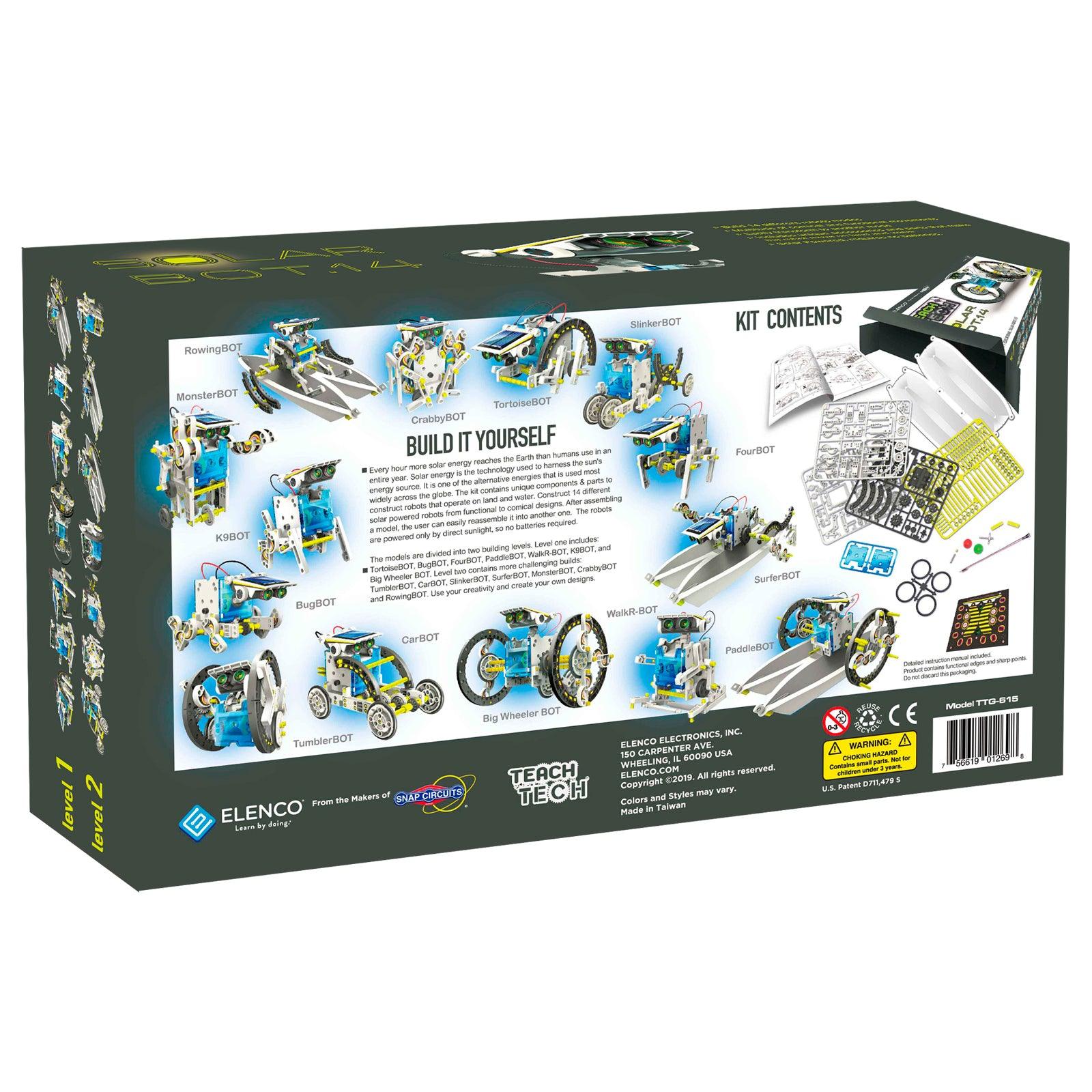 TEACH TECH™ SolarBot.14 Robot Kit - Loomini