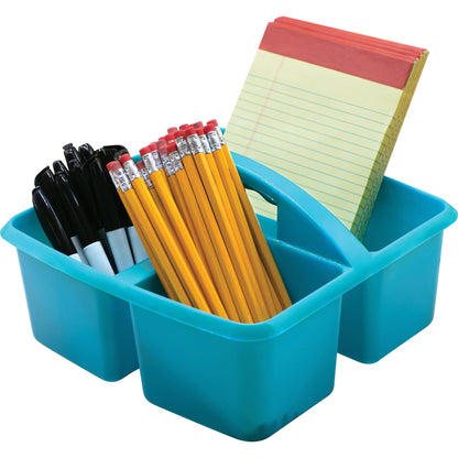 Teal Plastic Storage Caddy, Pack of 6 - Loomini