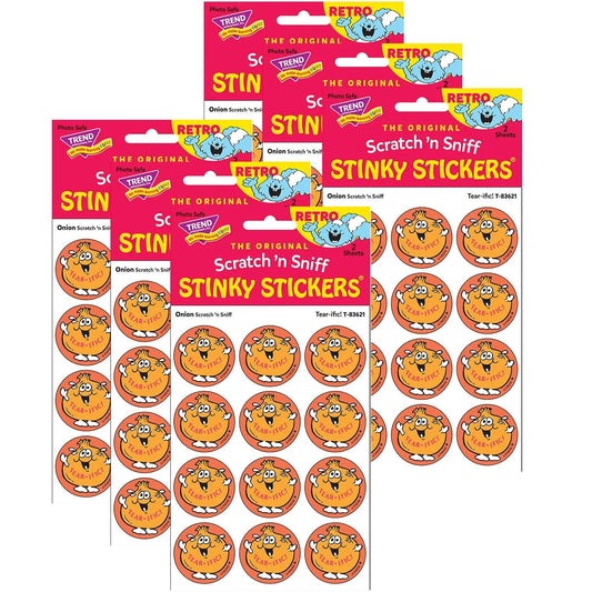 Tear-ific!/Onion Scented Stickers, 24 Per Pack, 6 Packs Trend