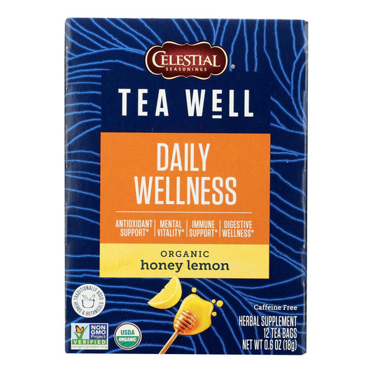 Teawell - Tea Honey Lemon - Case Of 6-12 Ct - Loomini