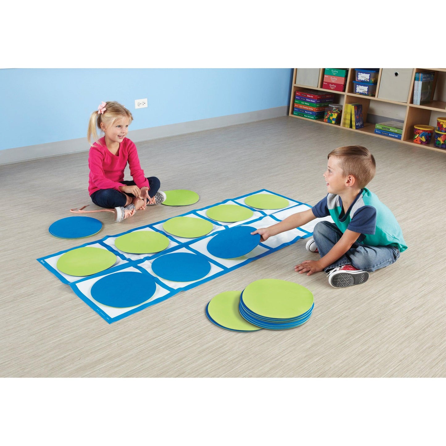 Ten-Frame Floor Mat Set Activity Set - Loomini