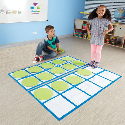 Ten-Frame Floor Mat Set Activity Set - Loomini