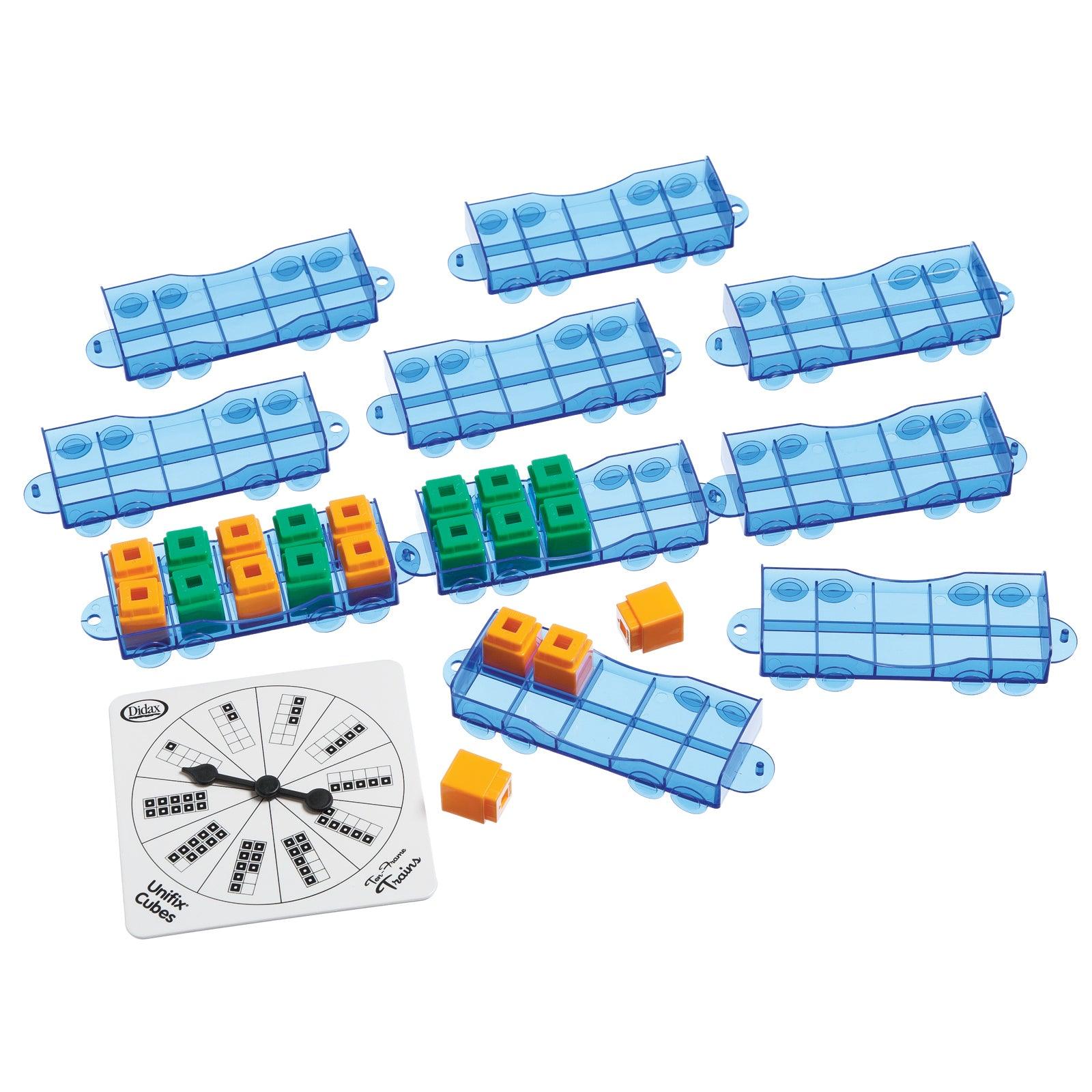 Ten-Frame Trains Activity Set - Loomini