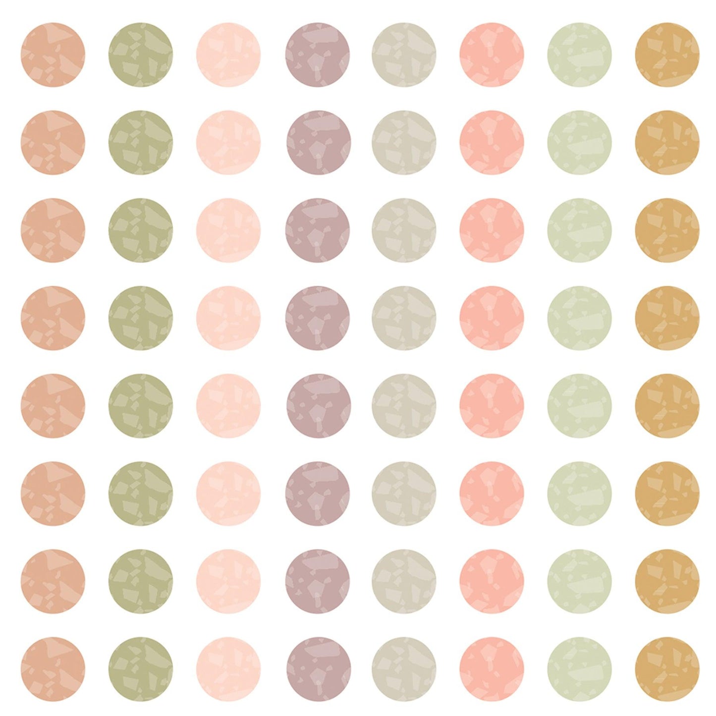 Terrazzo Tones Circles Mini Stickers Valu-Pak, 1144 Per Pack, 6 Packs - Loomini