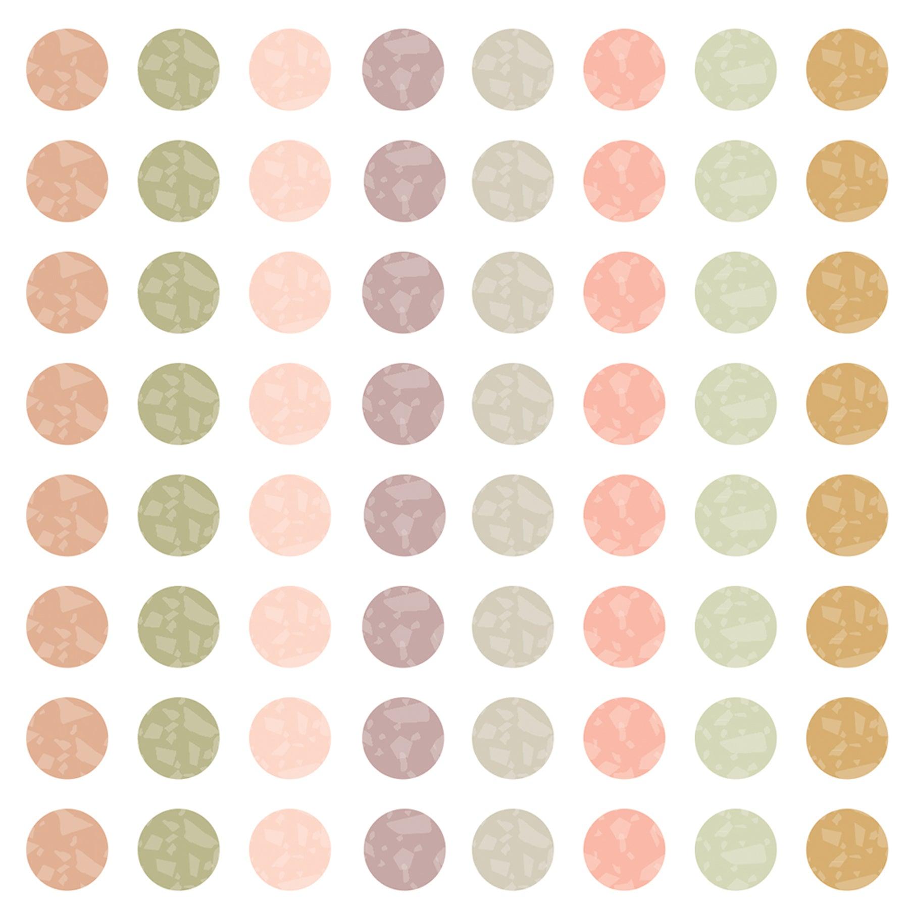 Terrazzo Tones Circles Mini Stickers Valu-Pak, 1144 Per Pack, 6 Packs - Loomini