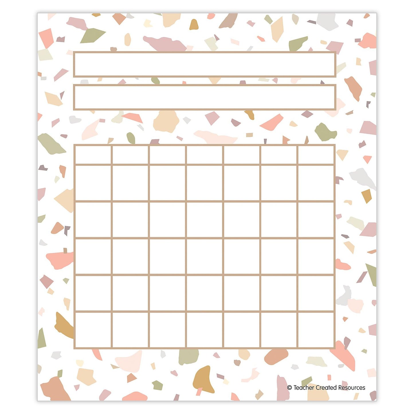 Terrazzo Tones Incentive Charts, 36 Per Pack, 6 Packs - Loomini